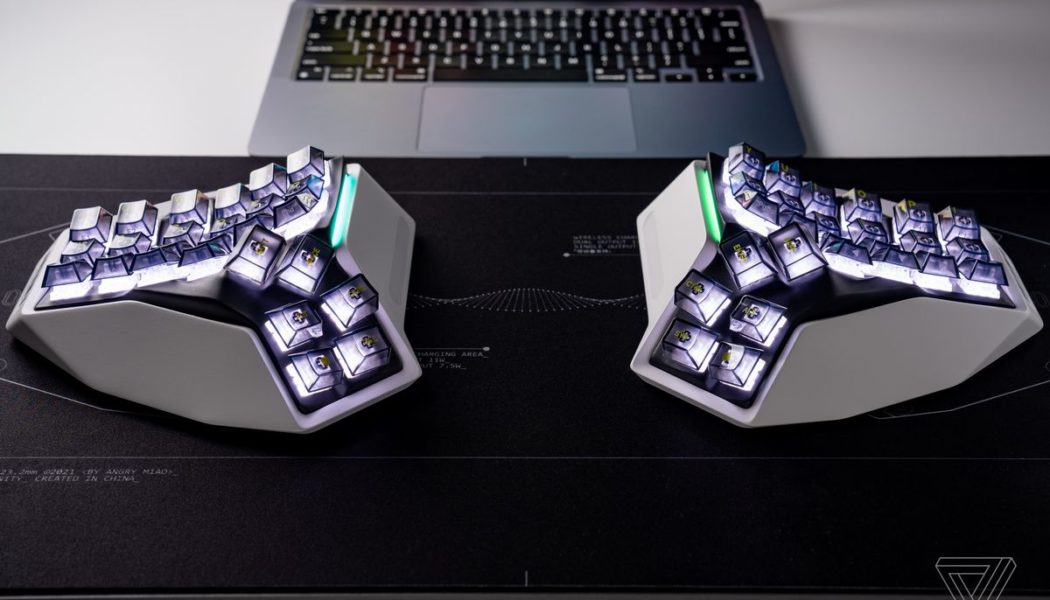 The wild keyboard and headphone designs of Angry Miao