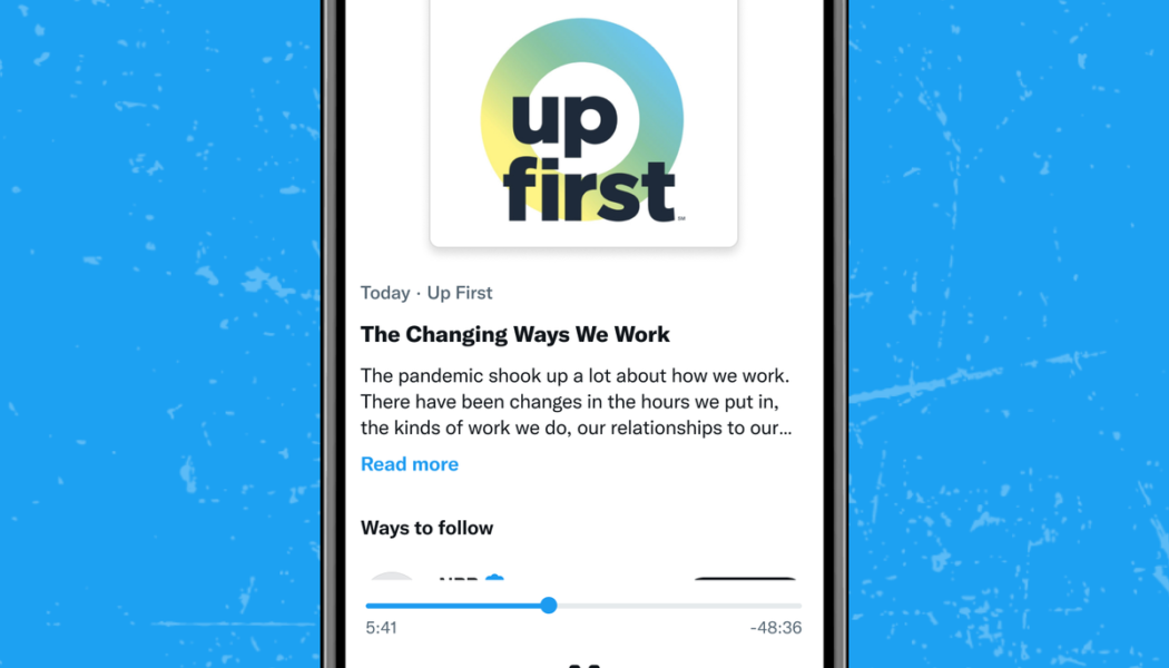 Twitter is becoming a podcast app