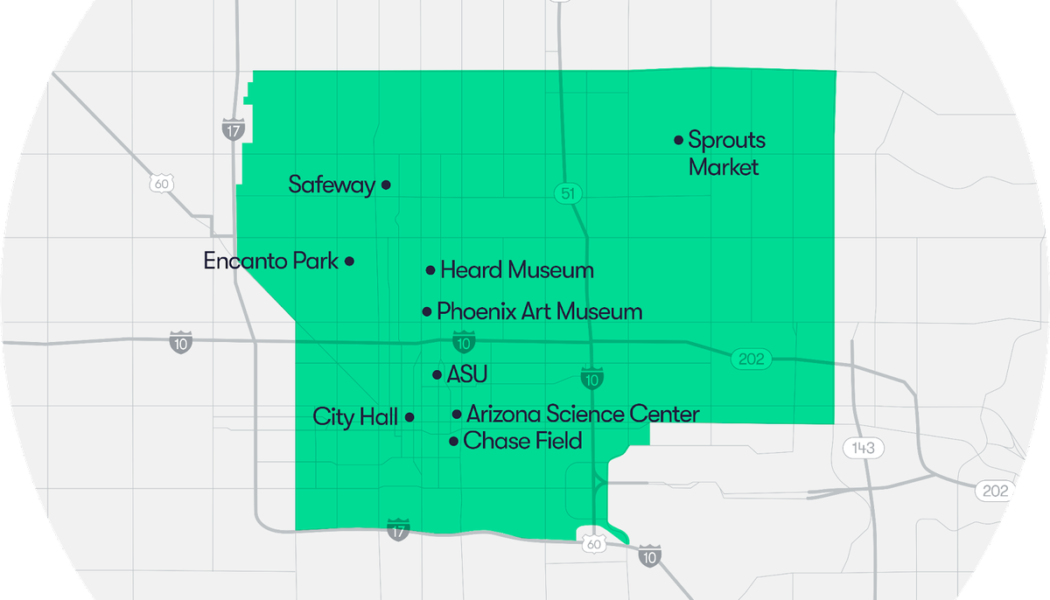 Waymo’s driverless vehicles are picking up passengers in downtown Phoenix