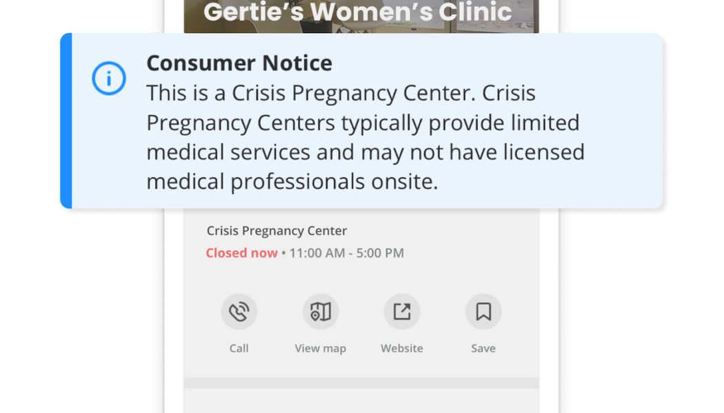 Yelp will flag crisis pregnancy centers listings to avoid misleading abortion seekers