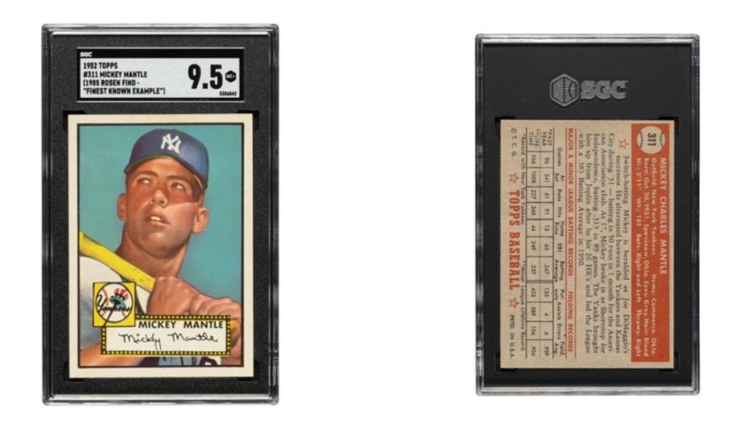 1952 Mickey Mantle Baseball Card Shatters Records With $12.6 Million USD Sale