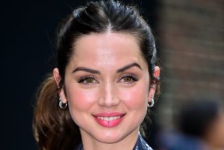 Ana de Armas Is Prepared For Sequin Season in a Sparkling 3-Piece Suit