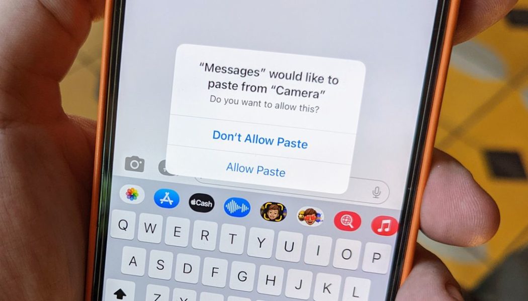 Apple confirms frequent ‘allow paste?’ prompts in iOS 16 are a bug