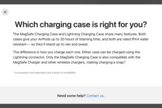 Apple’s Lightning-only charging case for the third-gen AirPods doesn’t make sense