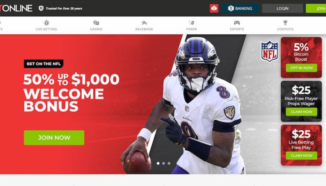 BetOnline Promo Code NFL Week 2: Get $1000 Buffalo Bills vs Tennessee Titans Free Bet