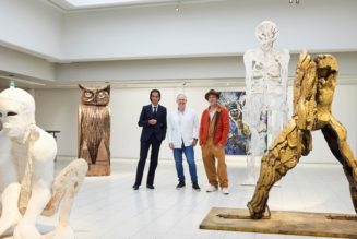 Brad Pitt Makes Art Debut Alongside Nick Cave and Thomas Houseago