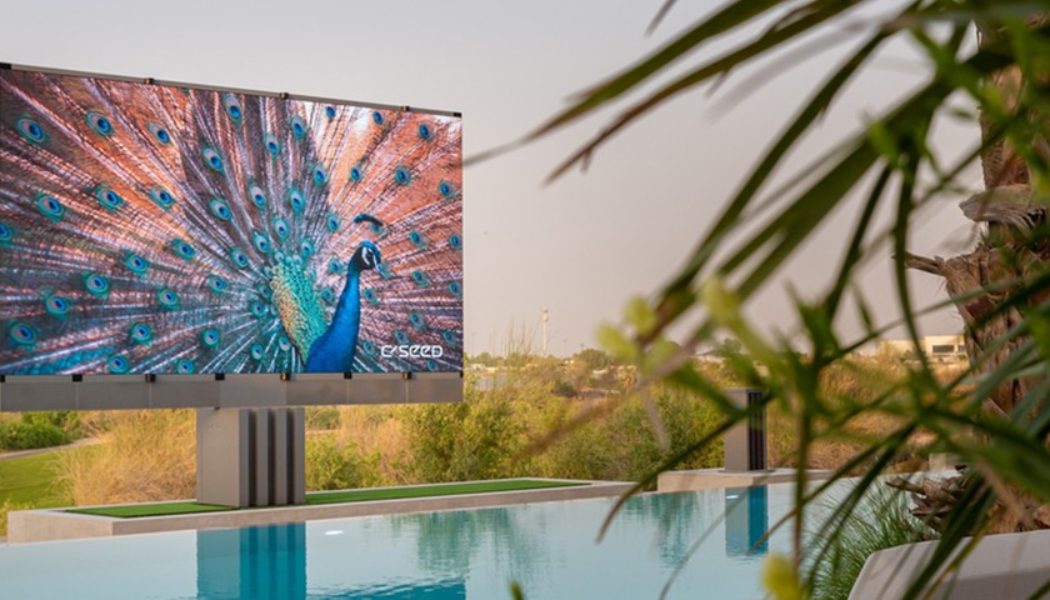 C SEED Unveils World’s First Foldable Outdoor MicroLED TV