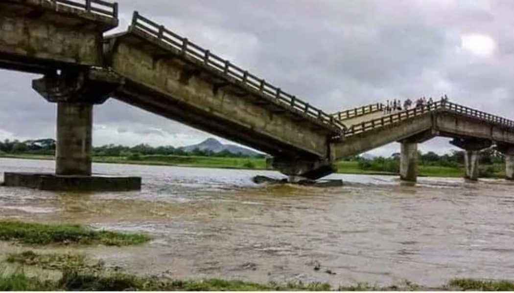 Dilapidated Bridge Along Minna-Bida Collapses