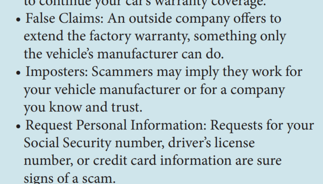 Florida govt warns against auto warranty scammers asking crypto payments