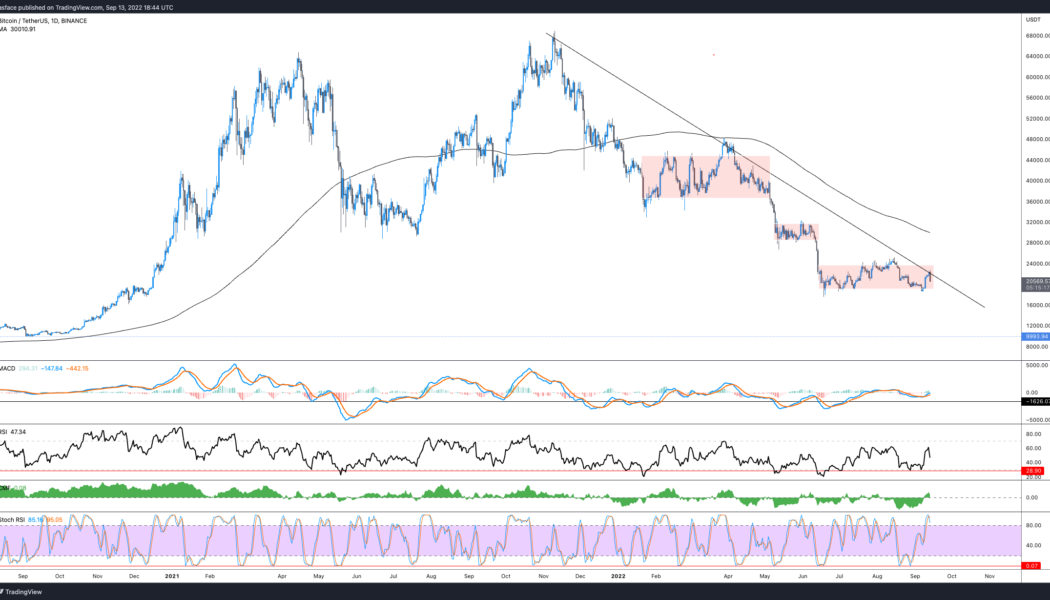 Hot CPI report puts a dent in Bitcoin and Ethereum rally, stocks also lose ground