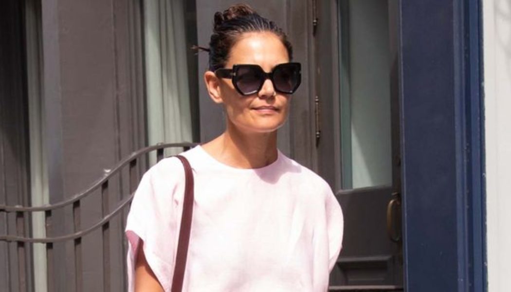 Katie Holmes’s £50 Mango Jeans Will Sell Out by Tomorrow, Guaranteed