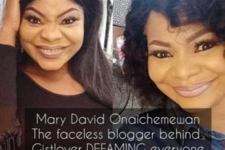 Mary David Onaichenen is owner of Gistloverblog – Dr Kemi Olunloyo