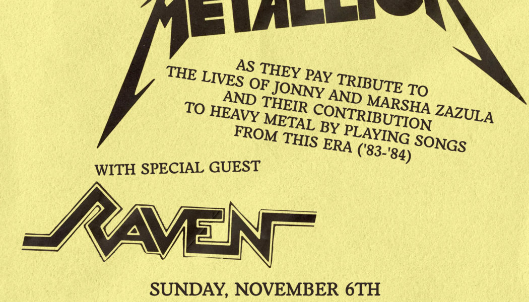 Metallica to Play Old-School Tribute Concert for Megaforce Records Founders