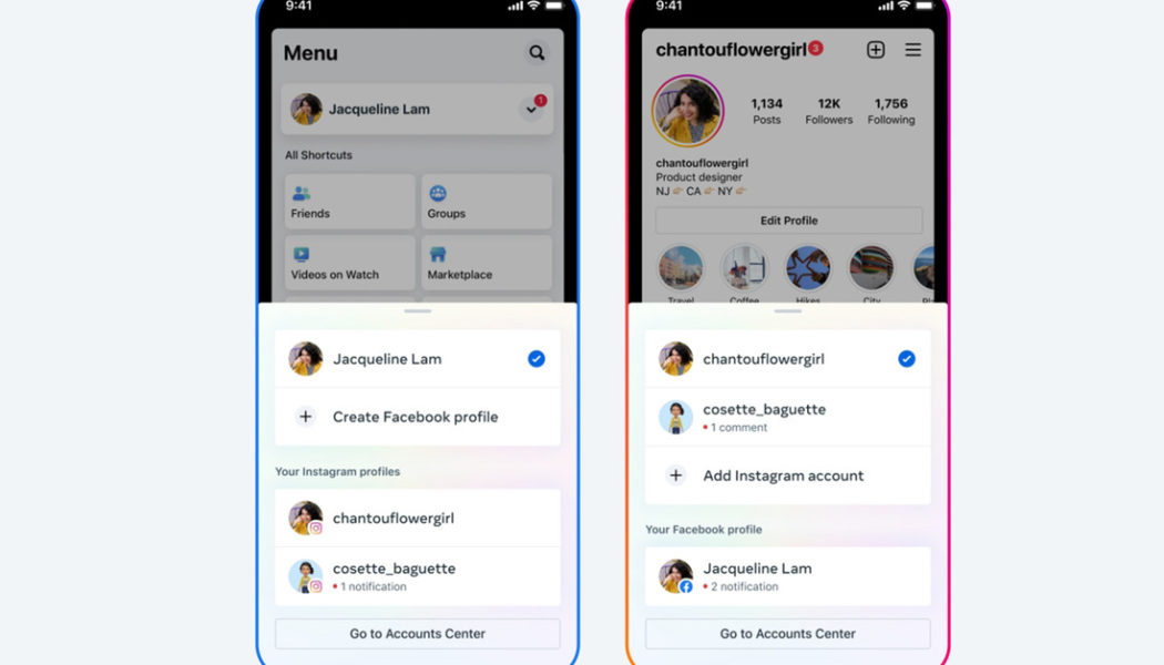 Meta’s new switcher puts all of your Facebook profiles and finstas in one place