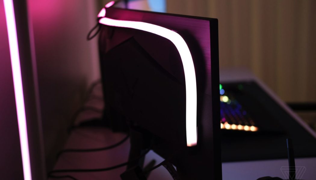 Philips Hue is leveling up with lighting strips for your monitor