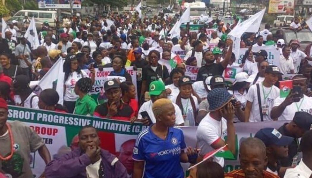 PHOTOS: Today in Jos is Completely Locked Down for Peter Obi Million Man March