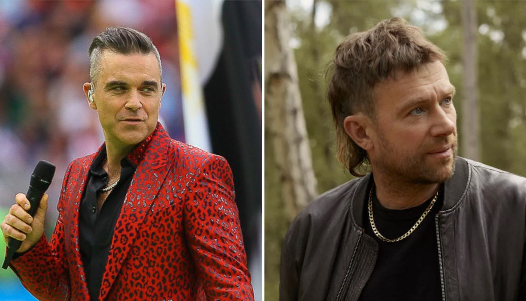 Robbie Williams: Instead of Speaking, Damon Albarn Should “Remove a Few Ribs and Give Himself a Nosh”