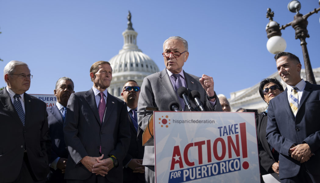 Schumer blasts Puerto Rico’s utility, grid manager for power failures