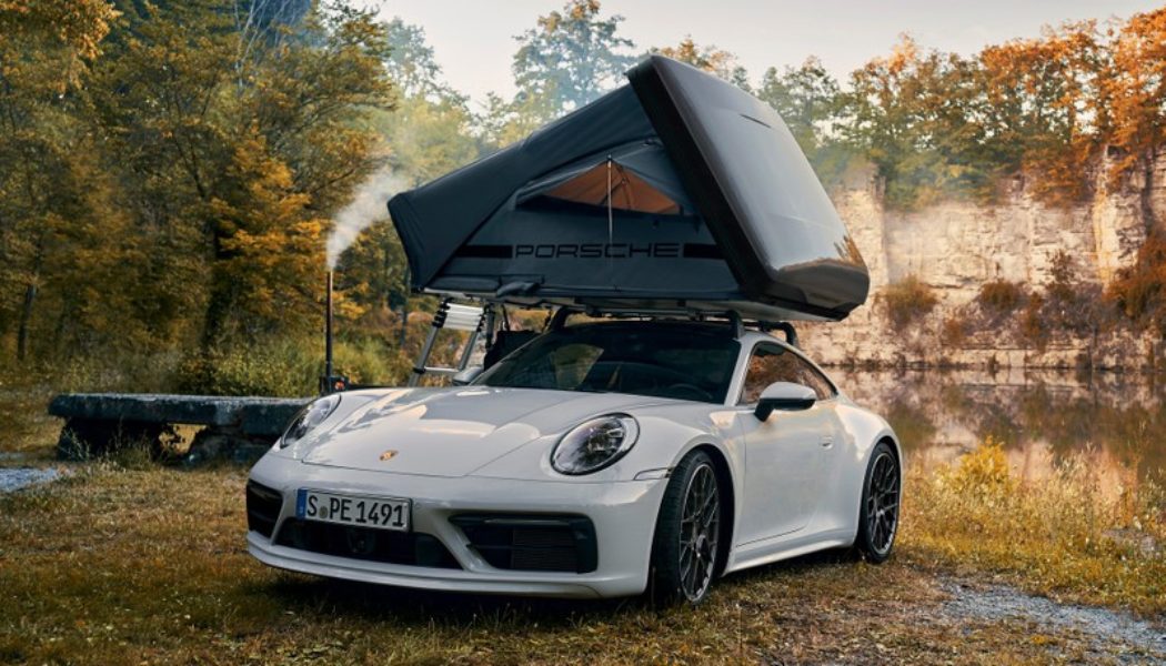 The Porsche Tequipment Roof Tent Means You Never Have to Leave Your 911’s Side