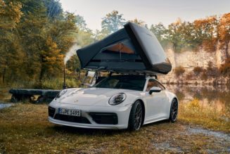 The Porsche Tequipment Roof Tent Means You Never Have to Leave Your 911’s Side