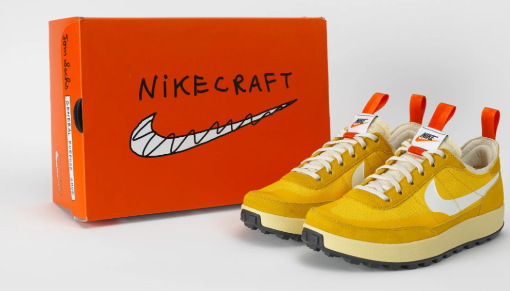 Tom Sachs’ NikeCraft General Purpose Shoe Really Dropped At Kohl’s