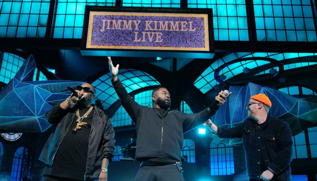 Watch Run the Jewels, Greg Nice, and DJ Premier Do “Ooh La La” on Kimmel