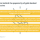 What is a gold-backed token and how does it work?