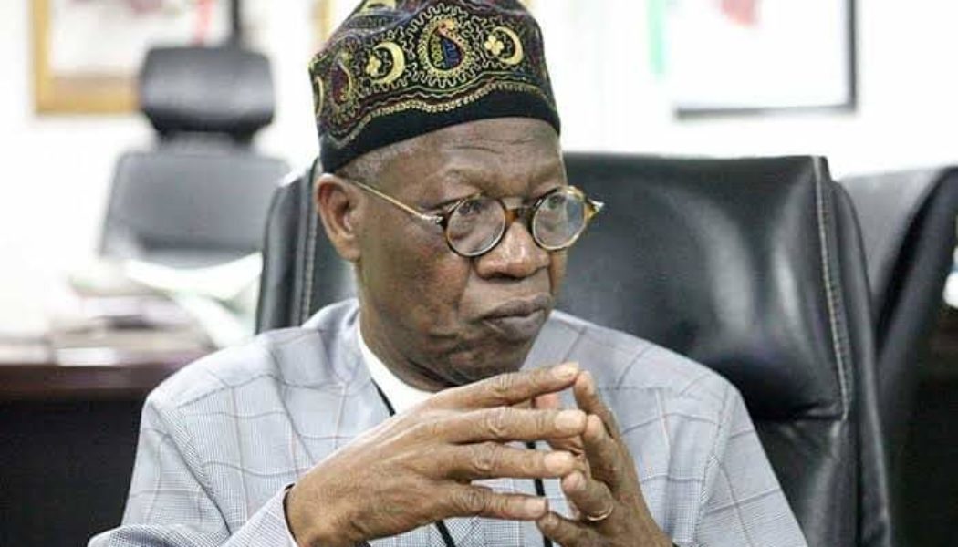 2023: PDP Will Loot Treasury Dry If Party Wins – Lai Mohammed