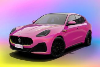 Barbie and Maserati Team Up For Iridescent Pink Grecale SUV