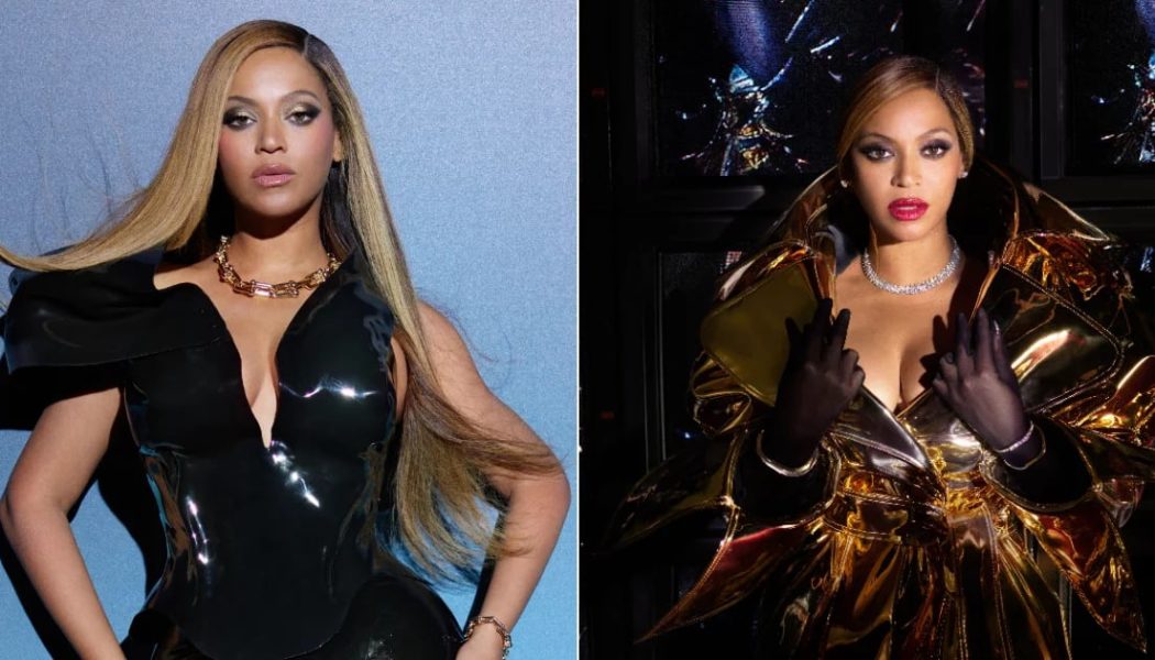 Beyoncé Wears a Thong Cutout Dress and Link Necklace For New Tiffany & Co. Ads