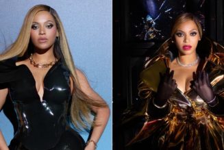 Beyoncé Wears a Thong Cutout Dress and Link Necklace For New Tiffany & Co. Ads