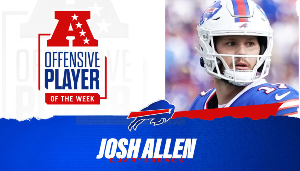 Buffalo Bills’ Josh Allen Announced As AFC Offensive Player Of The Week