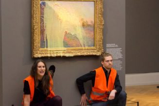 Climate Activists Threw Mashed Potatoes on Monet’s ‘Grainstacks’ Painting