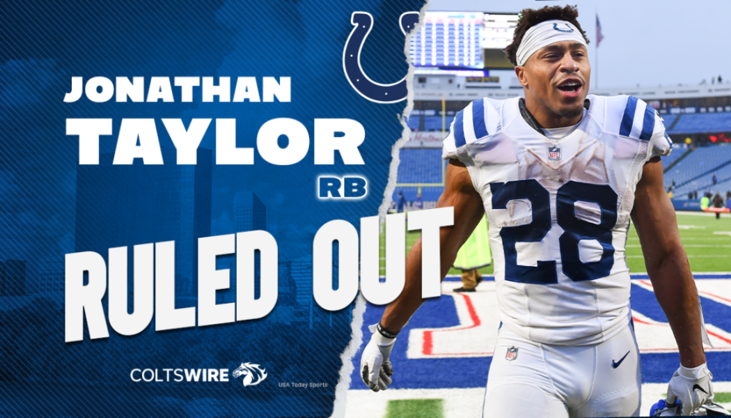 Colts Jonathan Taylor Ruled Out Ahead of Thursday Night