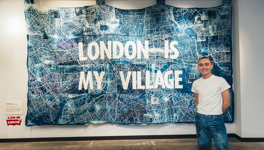 Corbin Shaw Debuts Large-Scale ‘London Tapestry’ for Levi’s