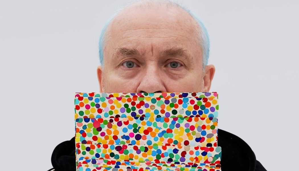 Damien Hirst is Currently Burning Thousands of His Paintings