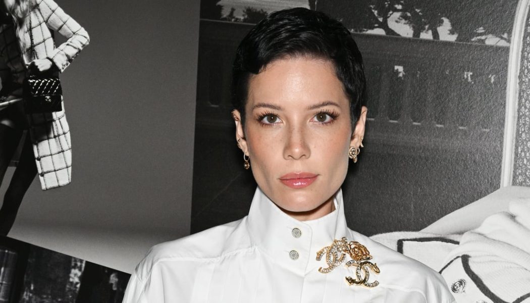 Halsey Steps Out in a Totally Sheer Skirt and Black Thong at Beyoncé’s Paris Fashion Week Party