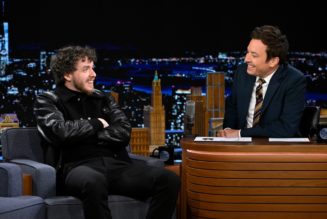 Jack Harlow Co-Hosts ‘Tonight Show,’Talks Freestyling in Car With His Mom, Sinks Michael Myers Head in Game