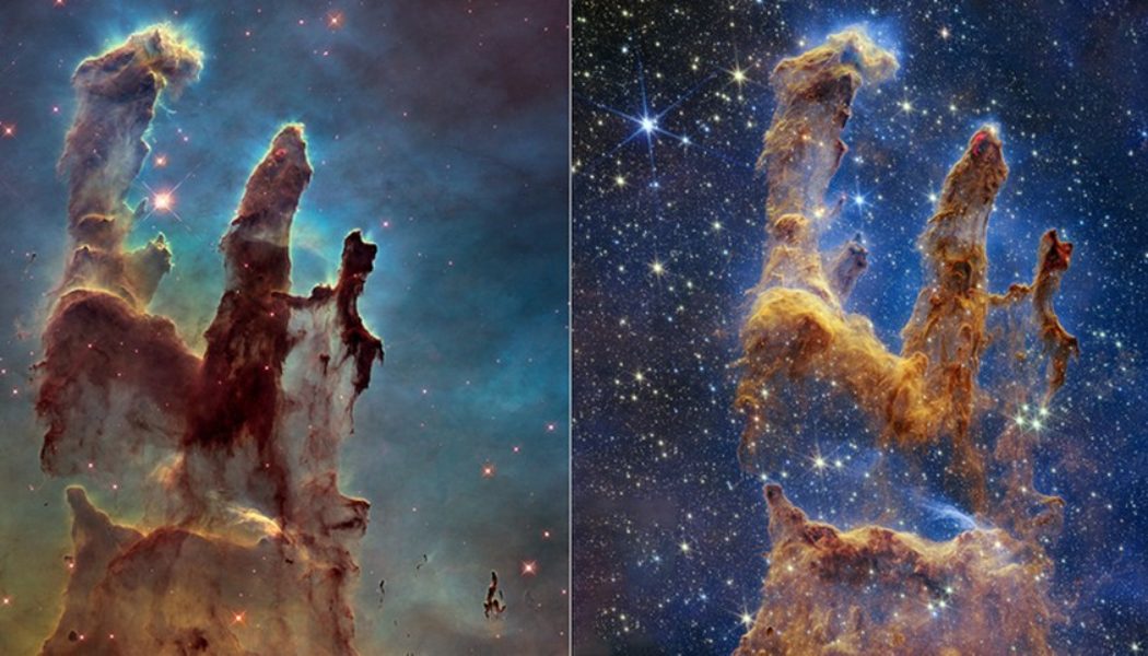 James Webb Telescope Revisits the Pillars of Creation for Stunning Image Update