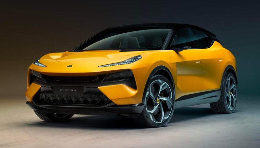 Lotus Unveils Its 893 Horsepower “Eletre R” Electric SUV