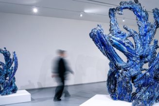 Meguru Yamaguchi Installs Colossal Sculptures in “The Underground Spiritual Blue”