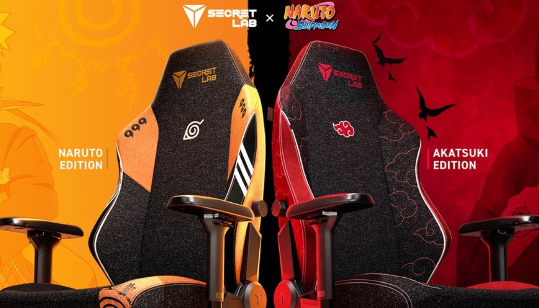 ‘Naruto: Shippuden’ Joins Secretlab for Two Gaming Chairs