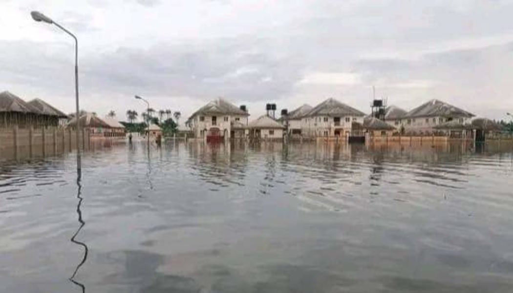 PHOTOS: Floods Takes Over Bayelsa House of Assembly Quarters