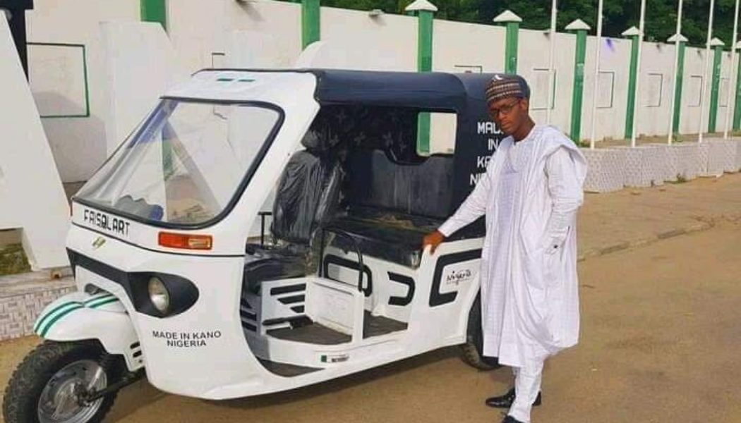 PHOTOS: Man Builds Tricycle From Scratch In Kano