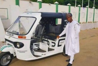 PHOTOS: Man Builds Tricycle From Scratch In Kano