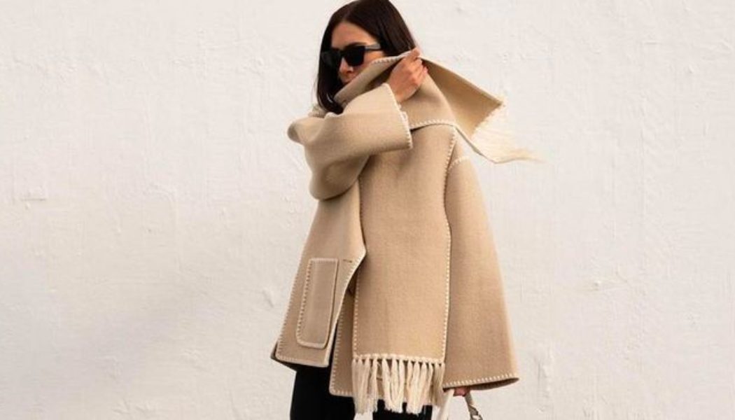 Scarf Coats Are the Only Coat Style Fashion People Are Investing in This Season