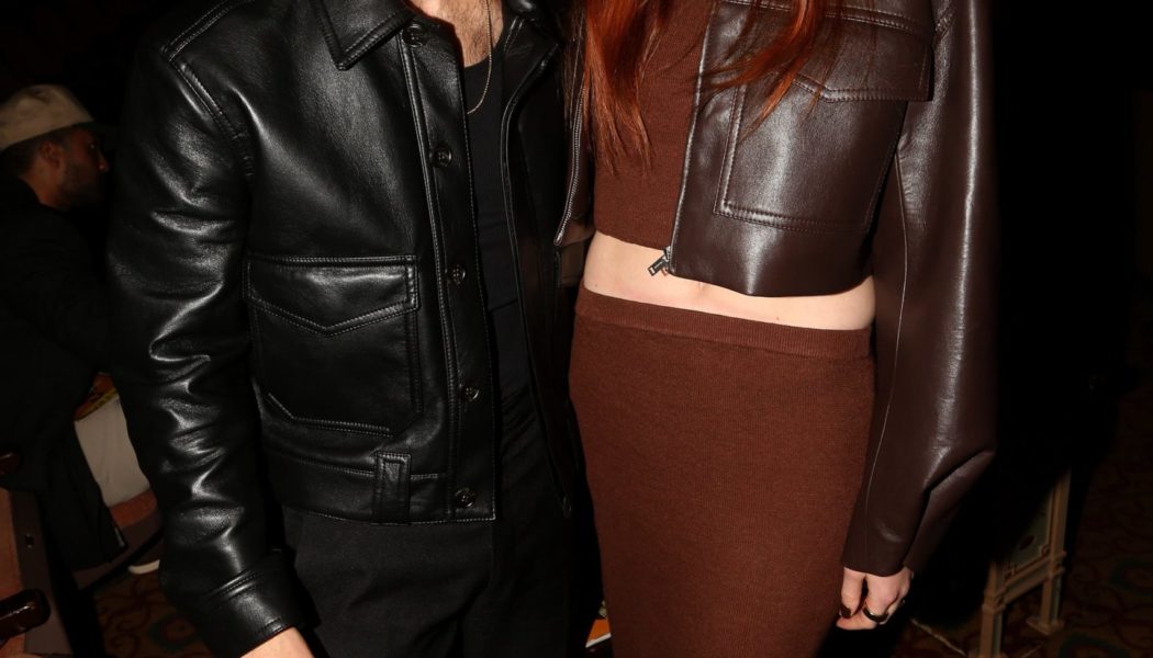 Sophie Turner and Joe Jonas Take Couple Dressing to the Next Level in Matching Leather Jackets