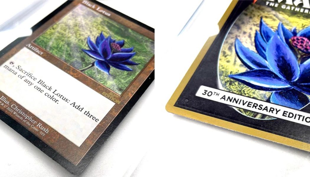 Take a Closer Look at the ‘Magic: The Gathering’ 30th Anniversary Black Lotus Card