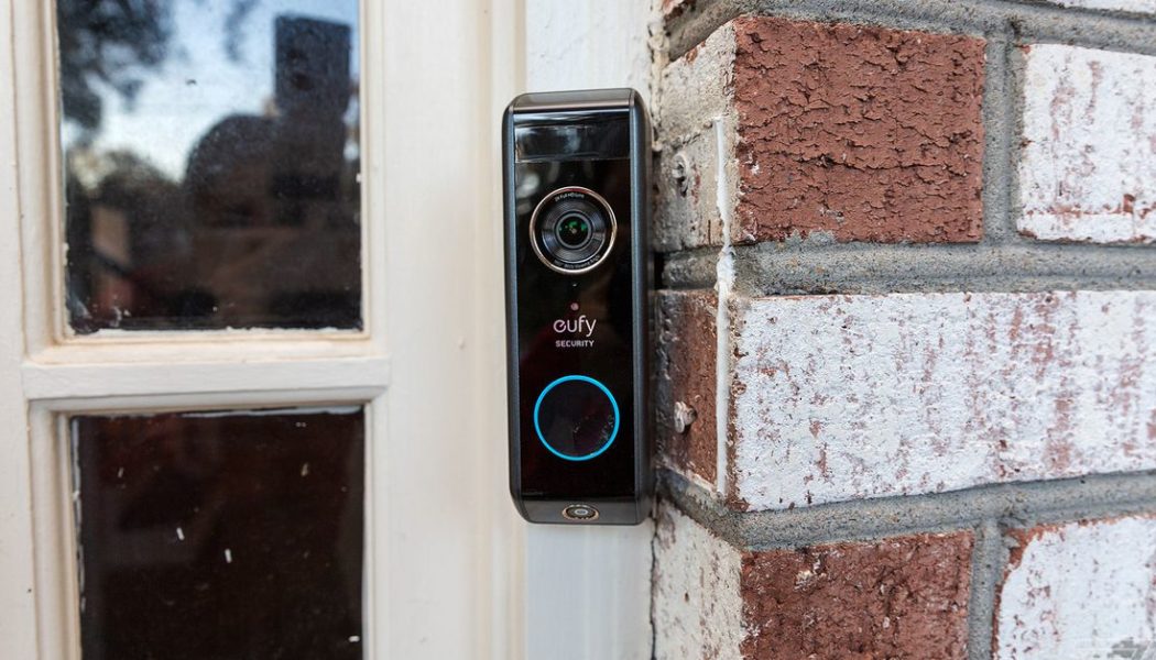 The package-tracking Eufy Dual video doorbell is $50 off and doesn’t require a monthly fee