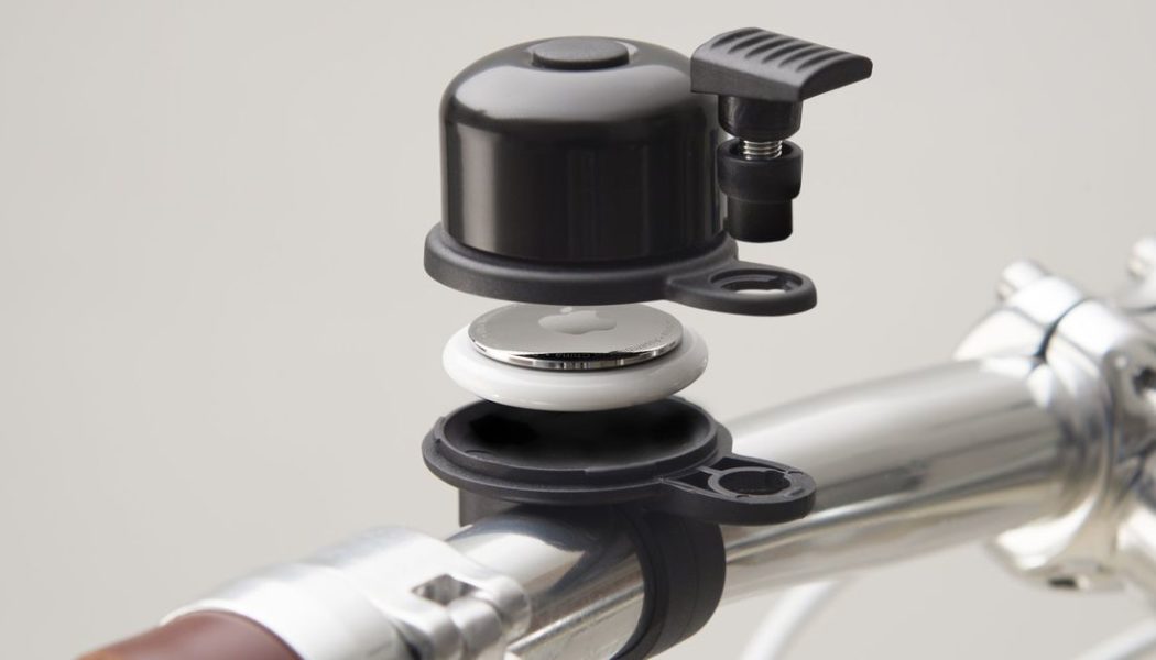 This clever bicycle bell hides an Apple AirTag